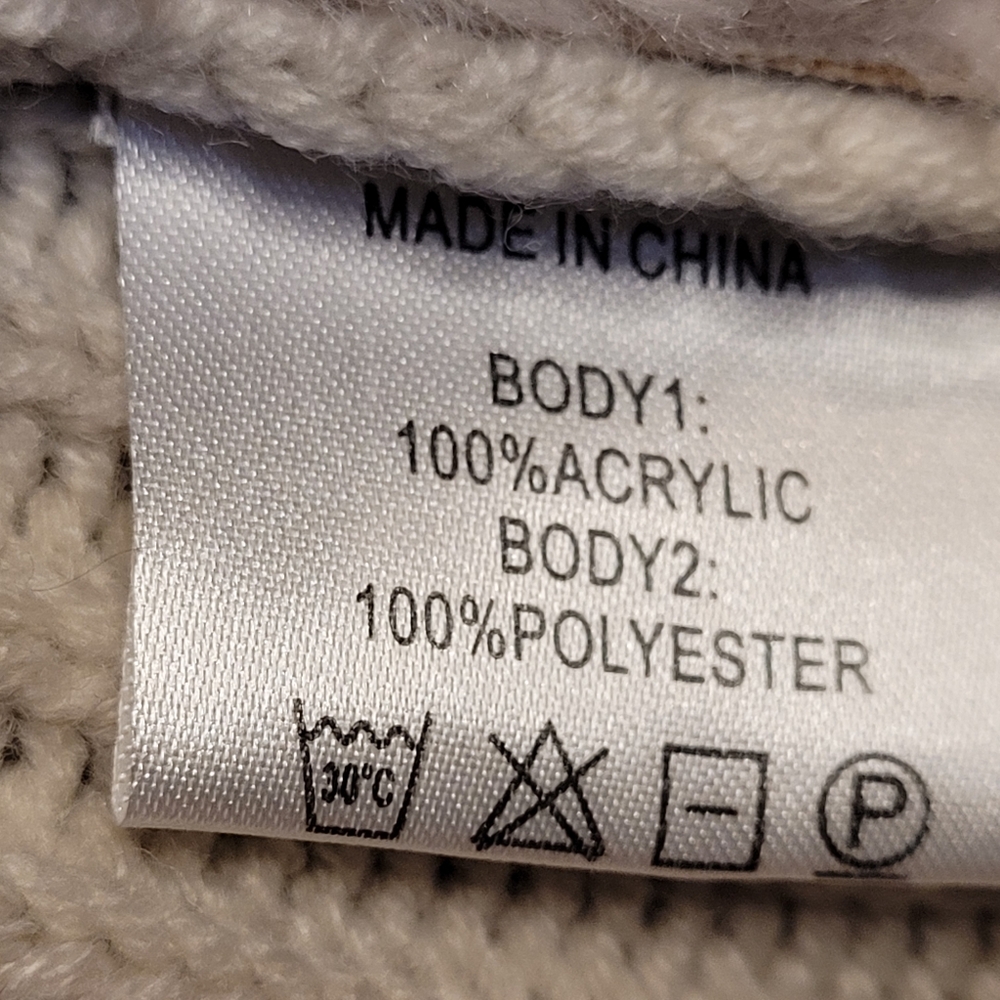 Vegan Suede Open Front Knit Blazer Cardigan - Picture 6 of 7
